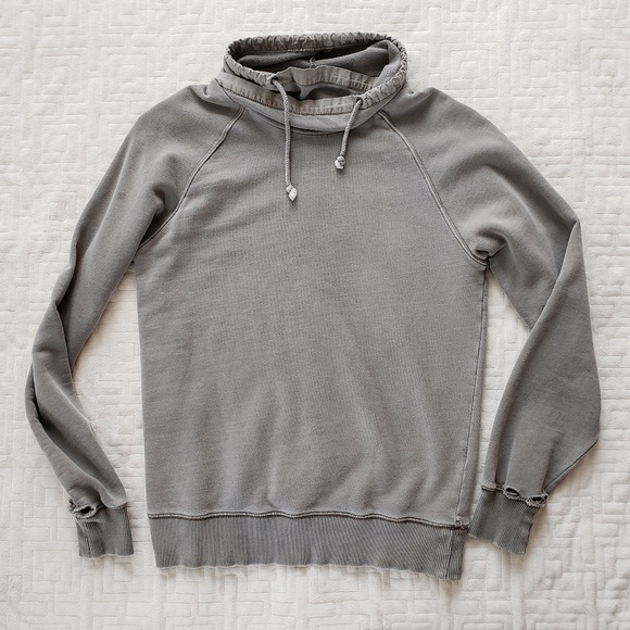Utility Other - Taupe Gray Cowl Neck Sweatshirt - Small